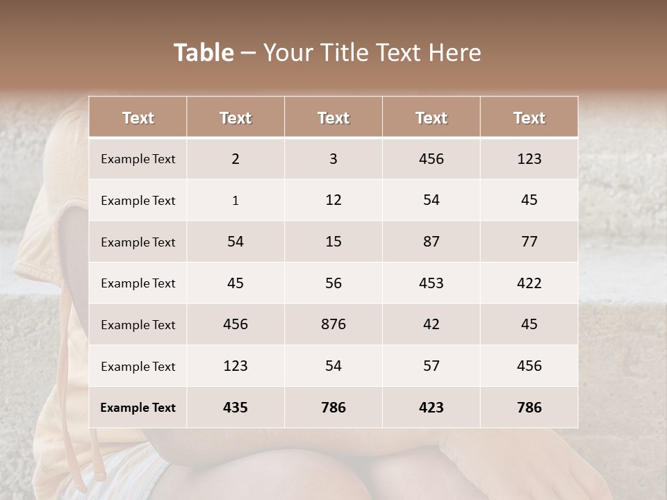 Poor Children PowerPoint Template