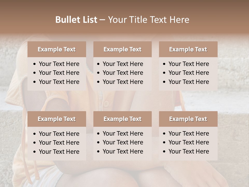 Poor Children PowerPoint Template