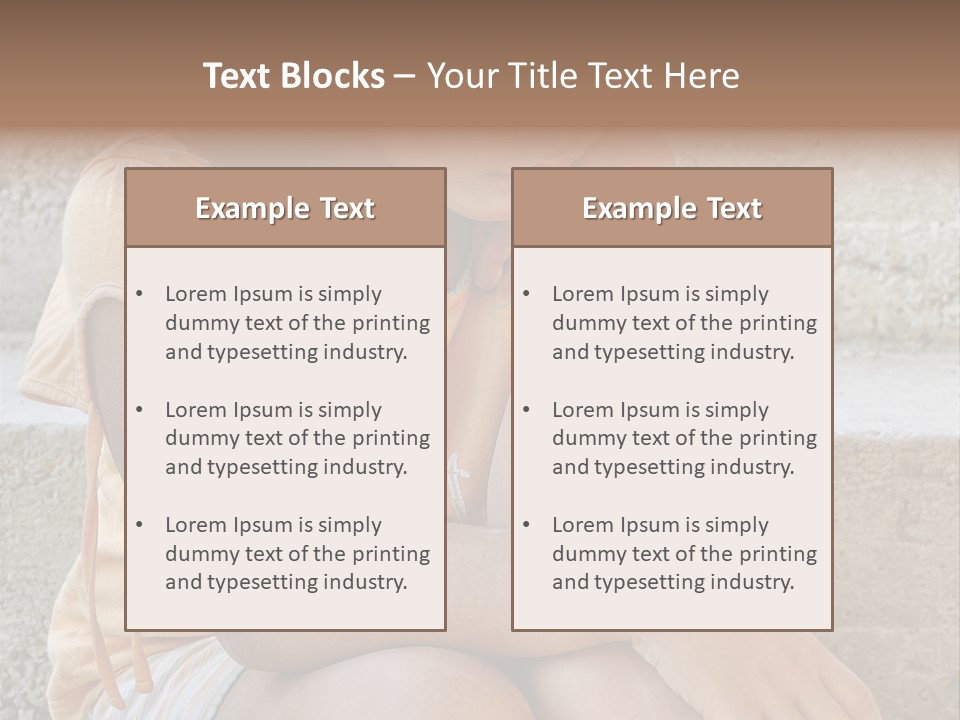 Poor Children PowerPoint Template