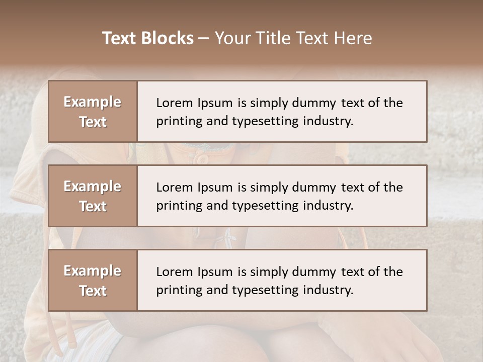Poor Children PowerPoint Template