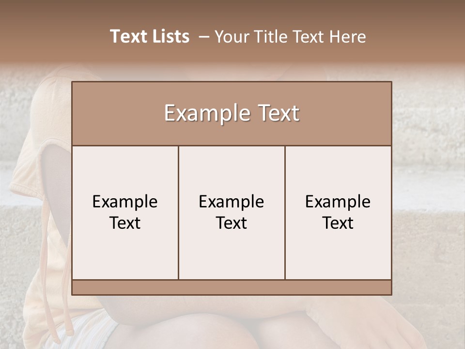 Poor Children PowerPoint Template