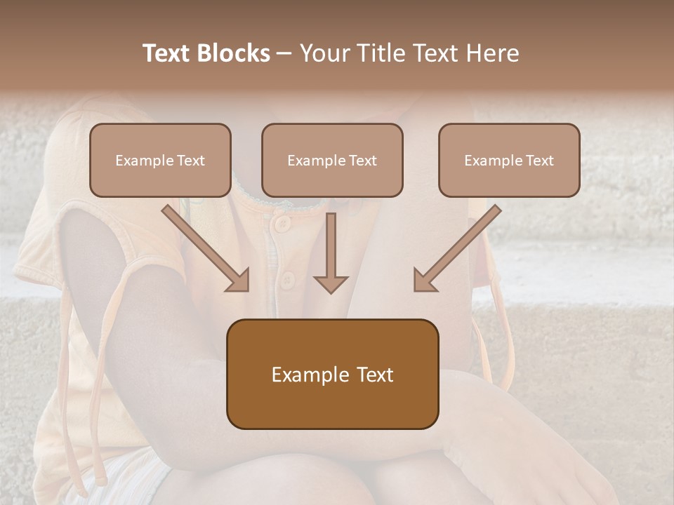 Poor Children PowerPoint Template