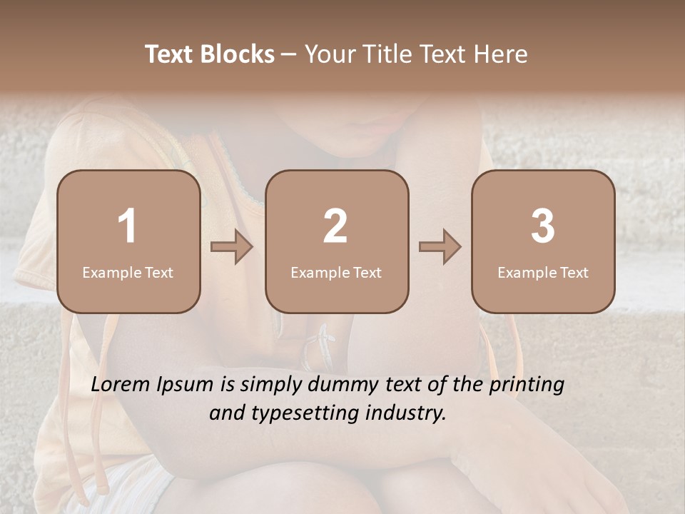 Poor Children PowerPoint Template