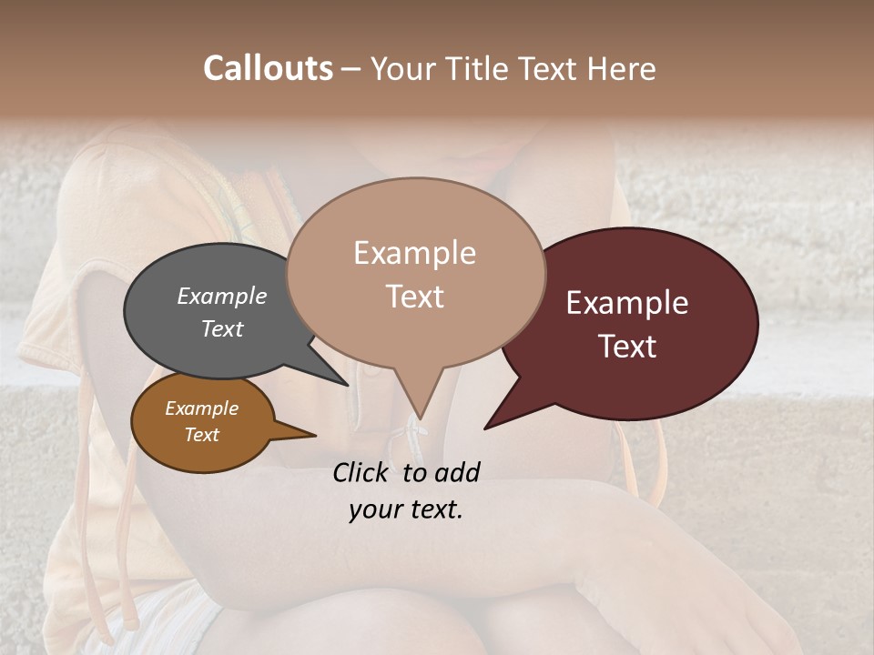 Poor Children PowerPoint Template