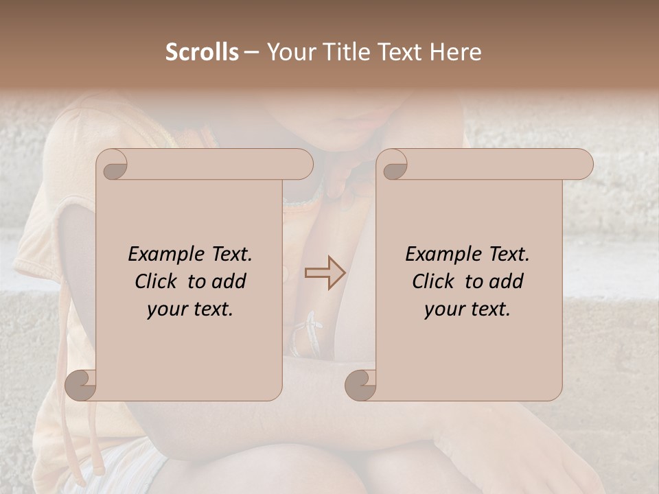 Poor Children PowerPoint Template