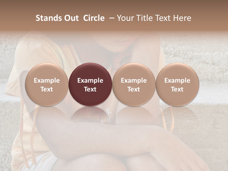 Poor Children PowerPoint Template