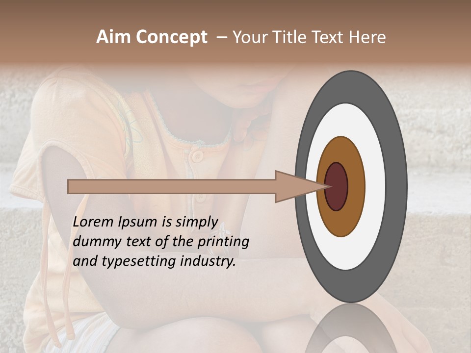 Poor Children PowerPoint Template