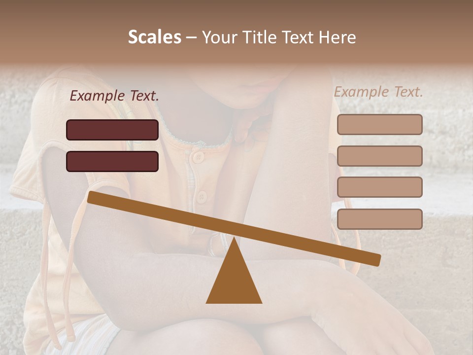 Poor Children PowerPoint Template