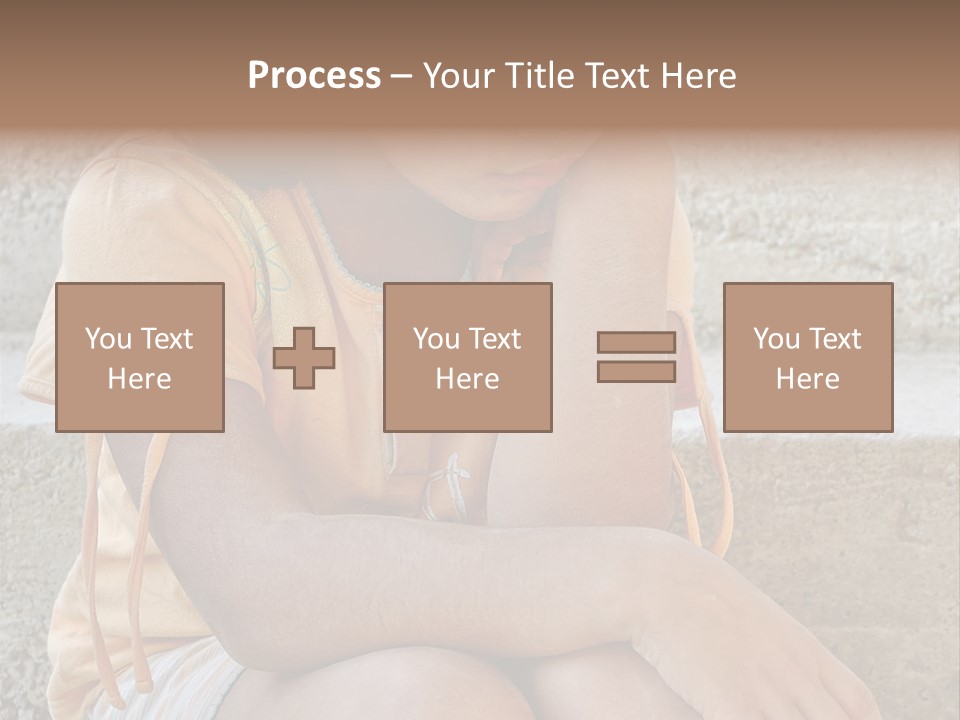 Poor Children PowerPoint Template
