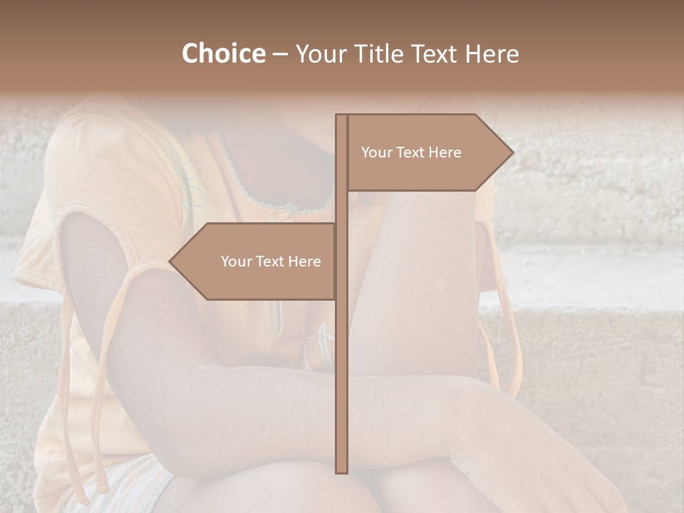 Poor Children PowerPoint Template