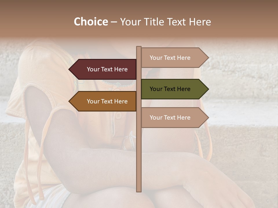 Poor Children PowerPoint Template