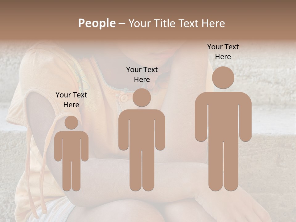 Poor Children PowerPoint Template