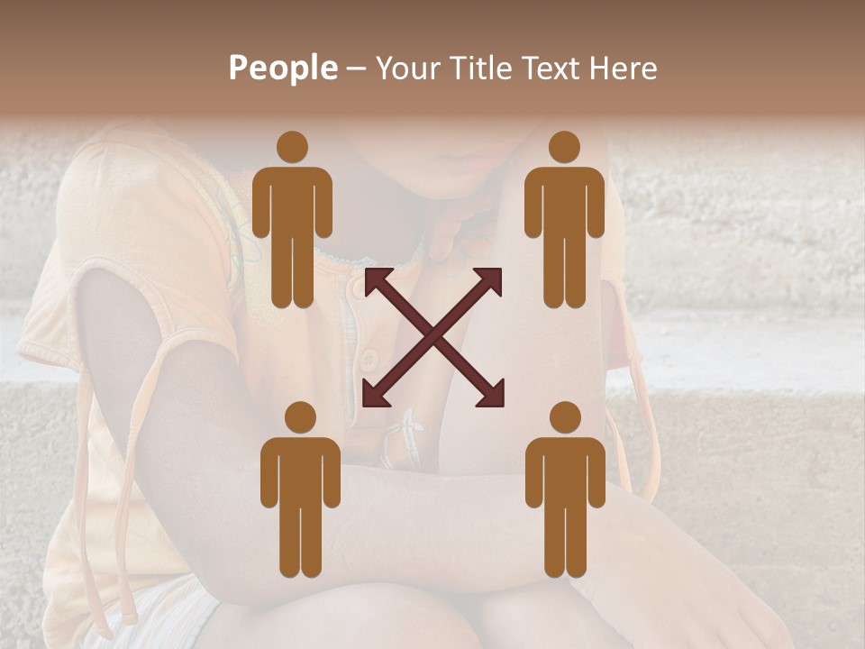 Poor Children PowerPoint Template