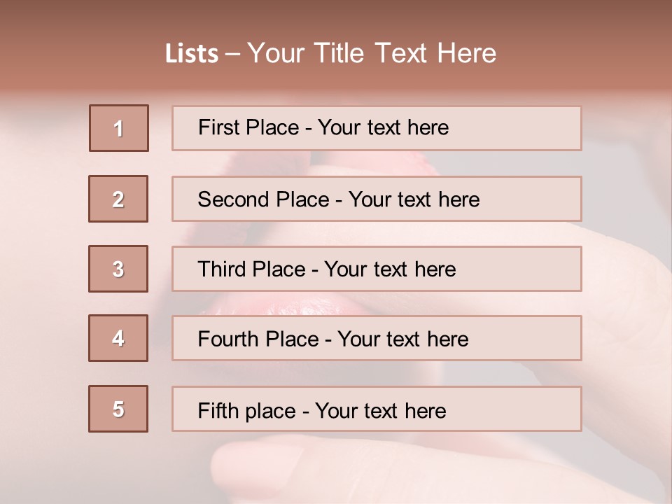 Lips Voluptuous Studio PowerPoint Template