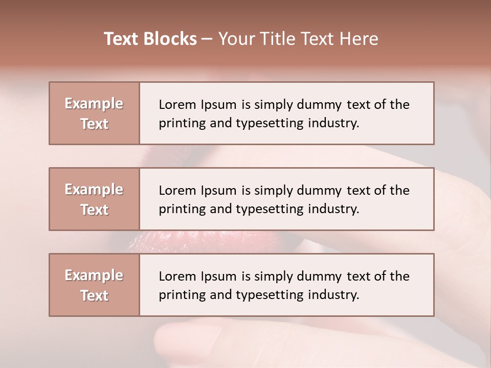 Lips Voluptuous Studio PowerPoint Template