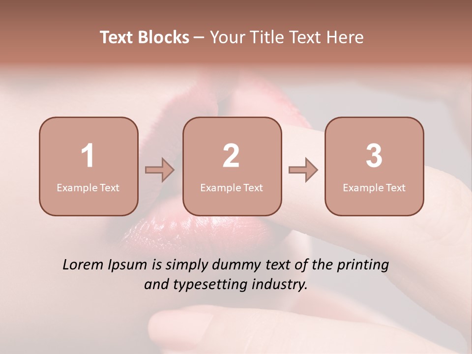 Lips Voluptuous Studio PowerPoint Template