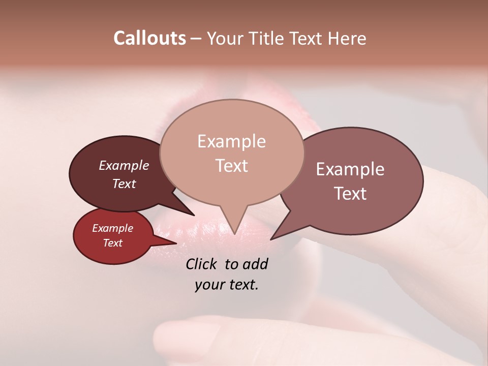 Lips Voluptuous Studio PowerPoint Template