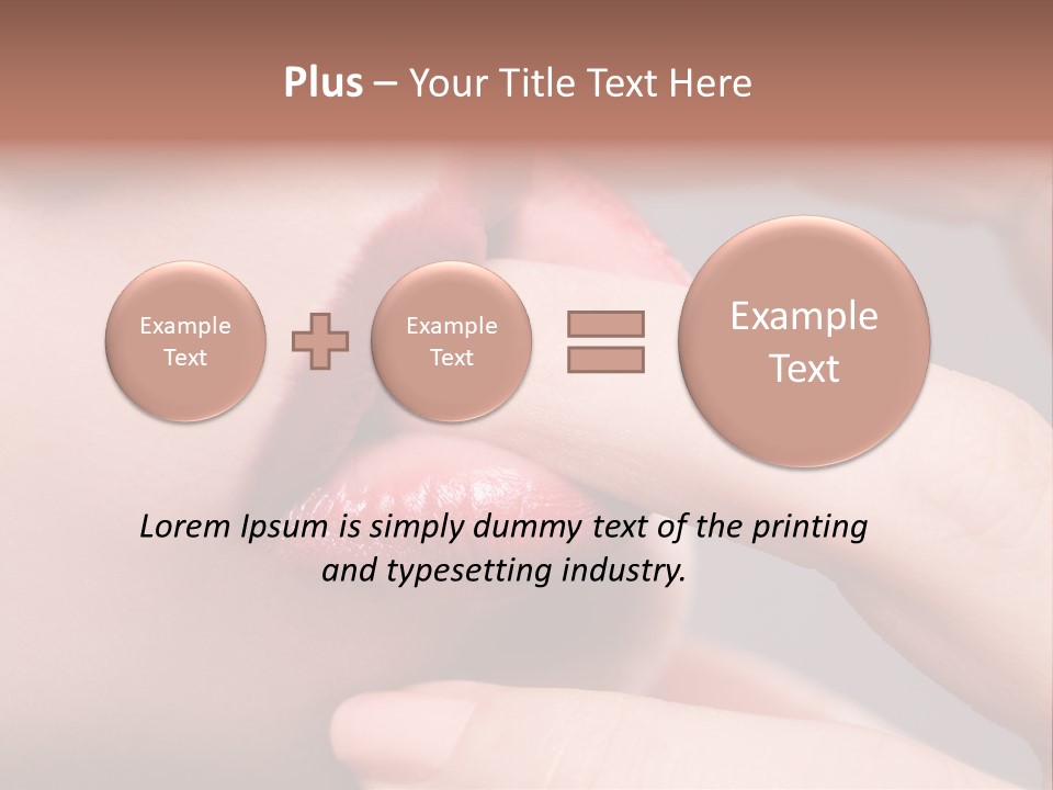 Lips Voluptuous Studio PowerPoint Template