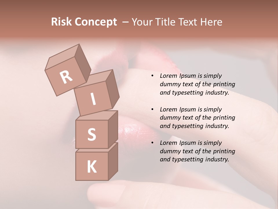 Lips Voluptuous Studio PowerPoint Template