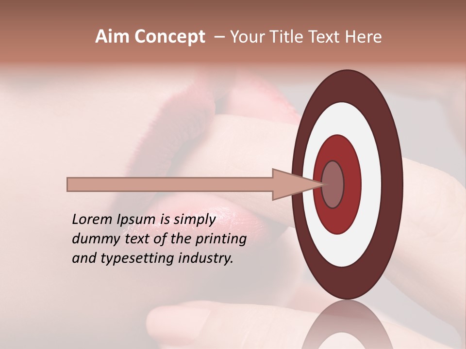 Lips Voluptuous Studio PowerPoint Template