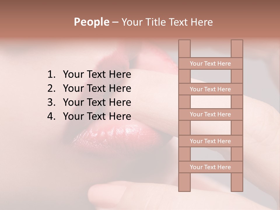 Lips Voluptuous Studio PowerPoint Template
