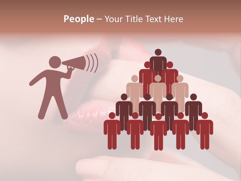 Lips Voluptuous Studio PowerPoint Template