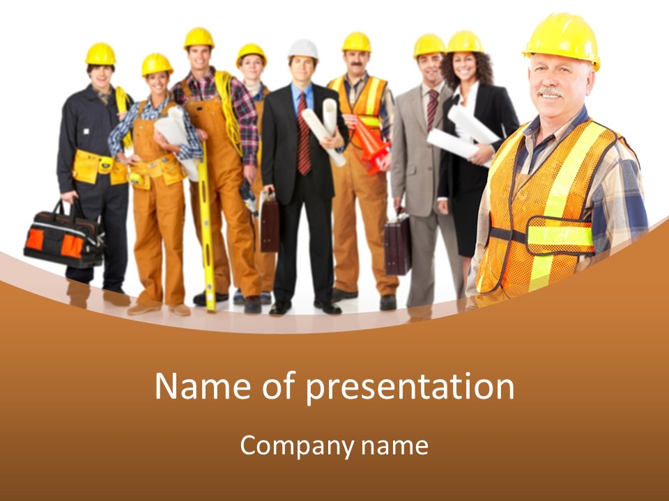 Construction PowerPoint Template