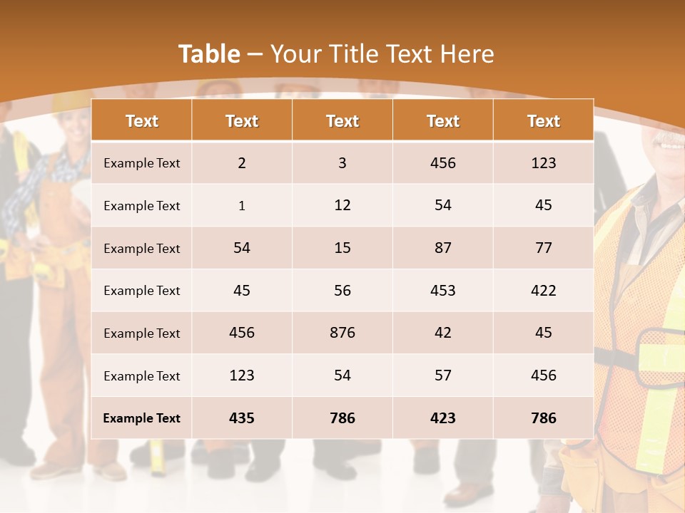Construction PowerPoint Template