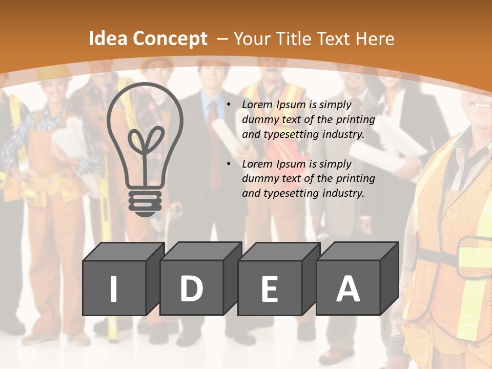 Construction PowerPoint Template