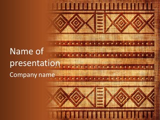 African Textiles PowerPoint Template