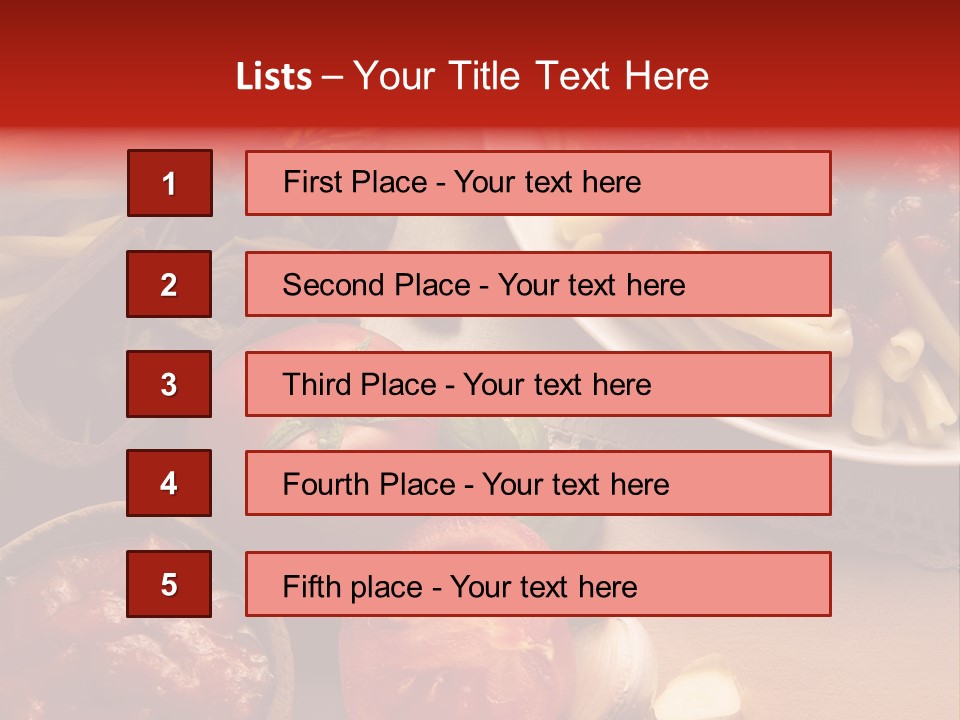 Wordpress Recipes Theme PowerPoint Template