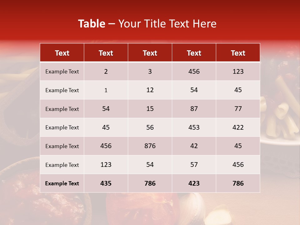 Wordpress Recipes Theme PowerPoint Template