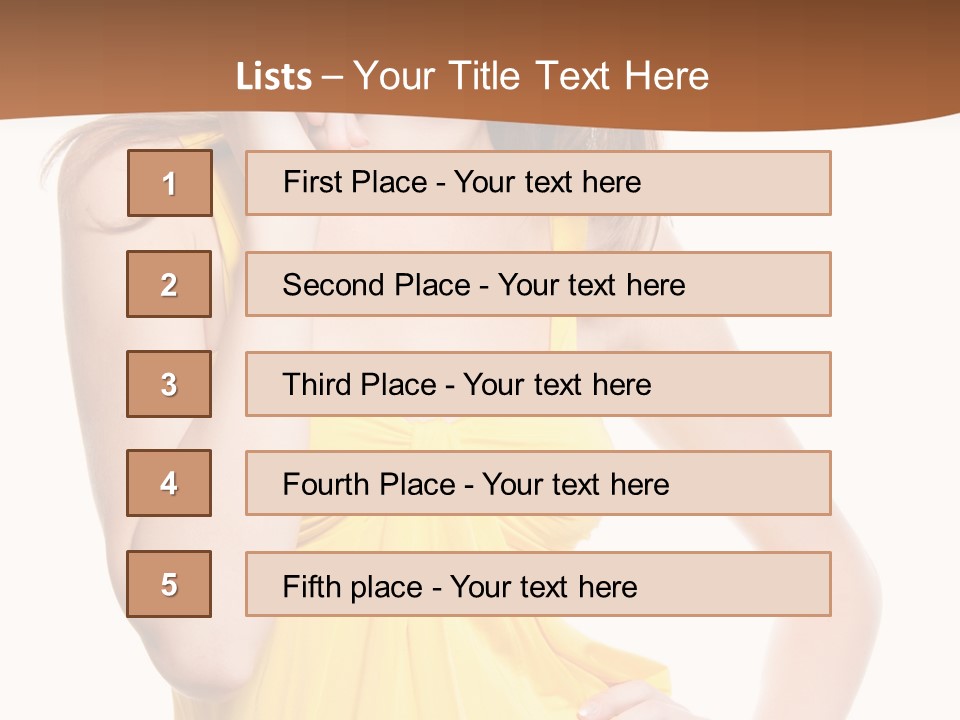 Style Portrait Lifestyle PowerPoint Template