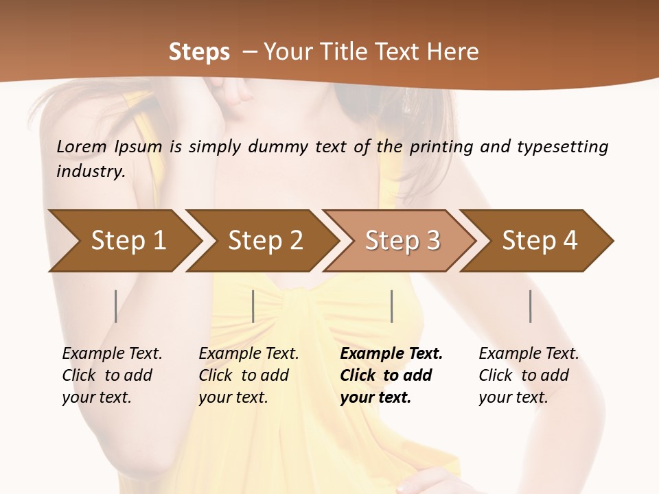 Style Portrait Lifestyle PowerPoint Template