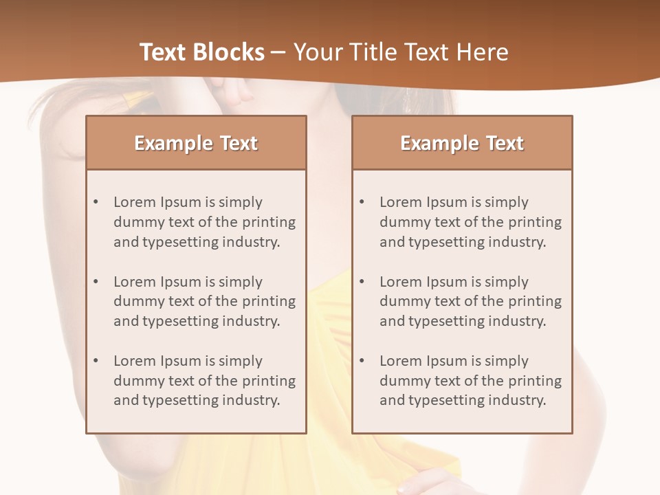 Style Portrait Lifestyle PowerPoint Template