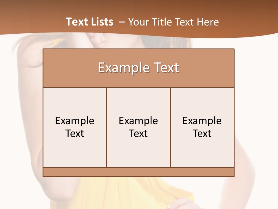 Style Portrait Lifestyle PowerPoint Template