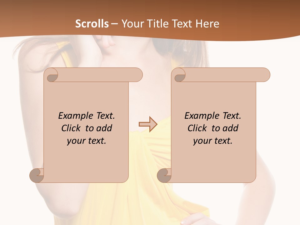 Style Portrait Lifestyle PowerPoint Template