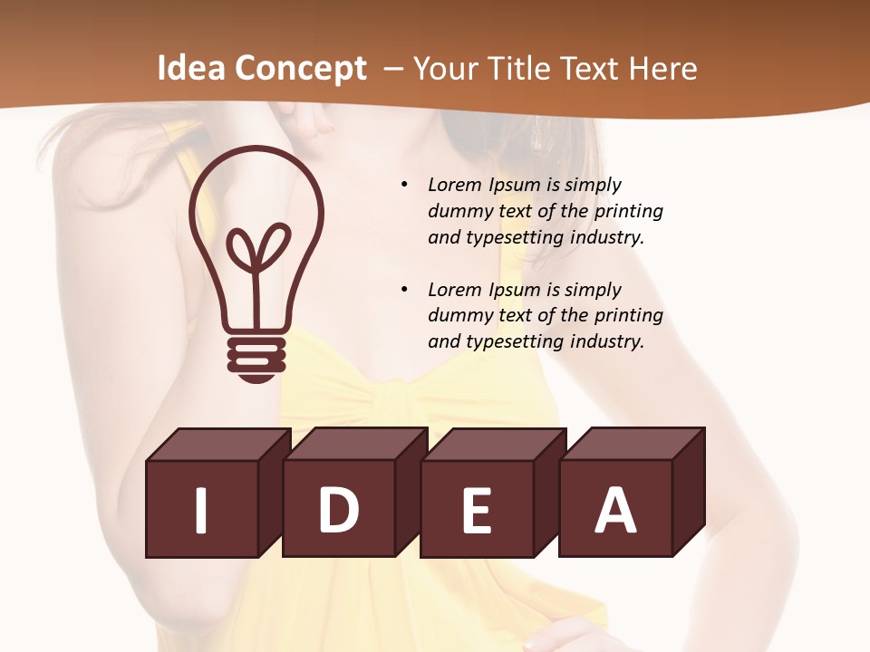 Style Portrait Lifestyle PowerPoint Template