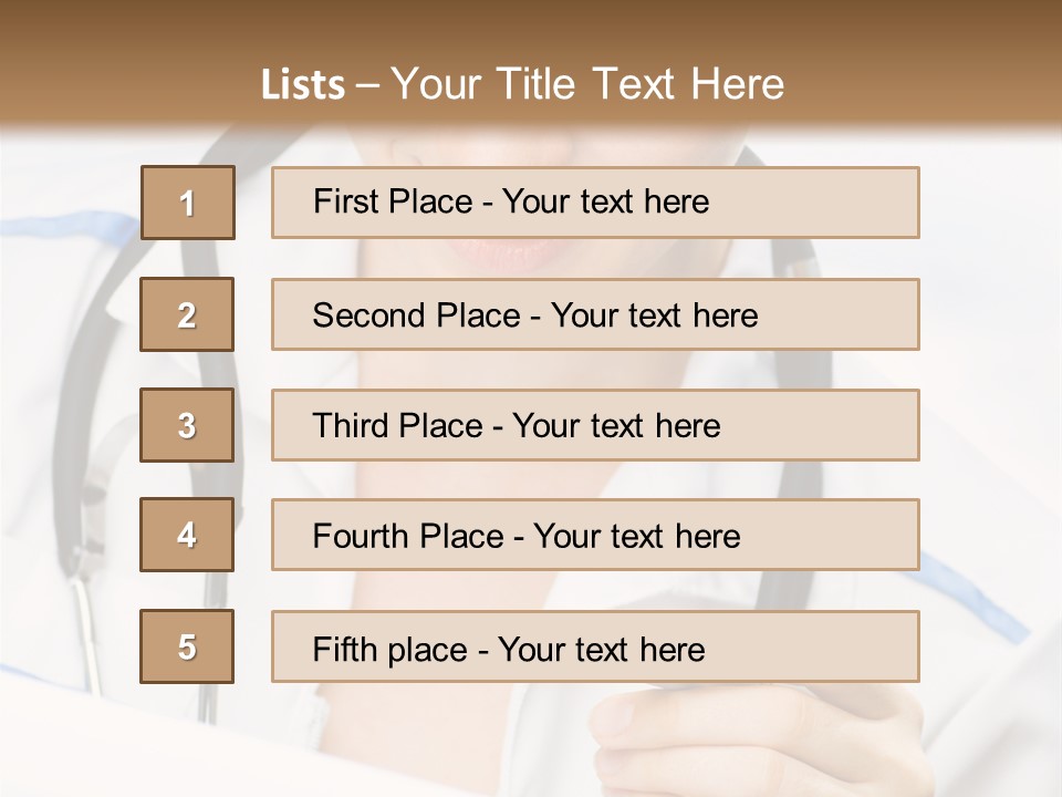 Occupation Single Hospital PowerPoint Template