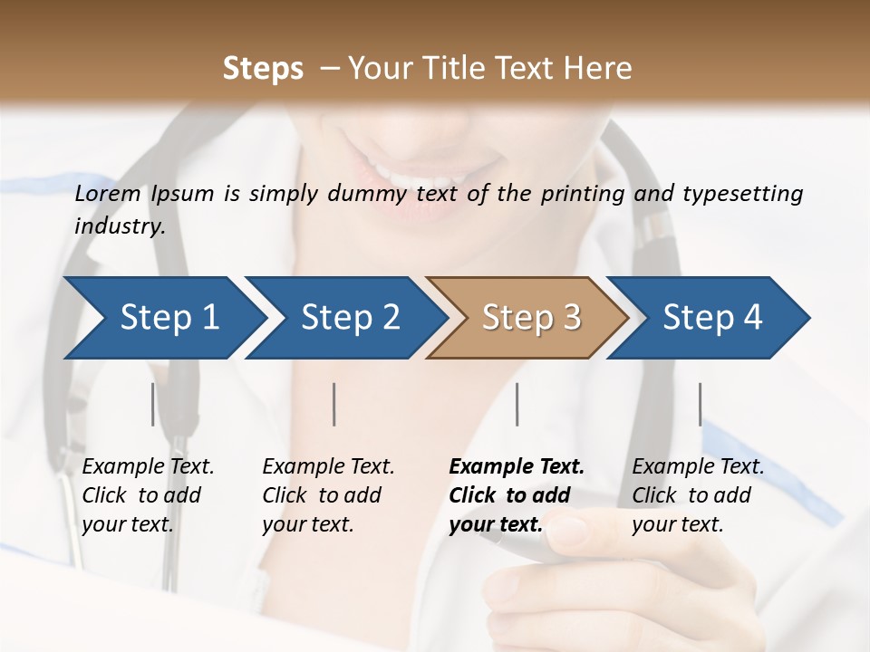 Occupation Single Hospital PowerPoint Template