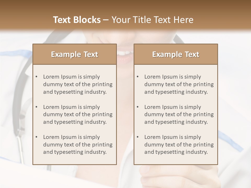 Occupation Single Hospital PowerPoint Template