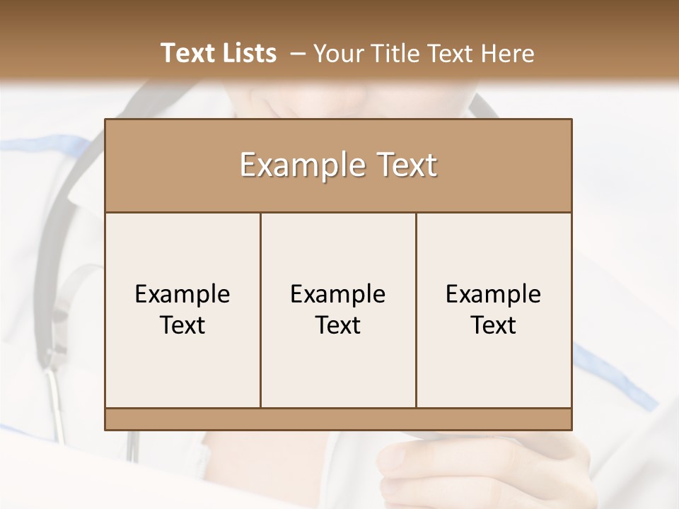 Occupation Single Hospital PowerPoint Template