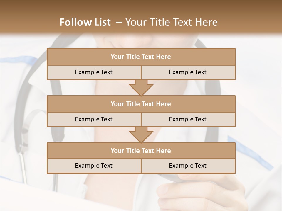 Occupation Single Hospital PowerPoint Template