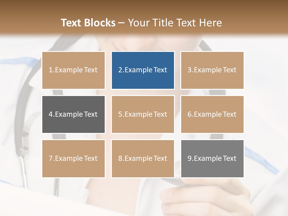 Occupation Single Hospital PowerPoint Template