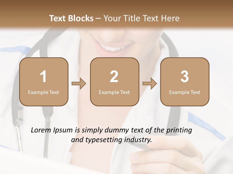 Occupation Single Hospital PowerPoint Template