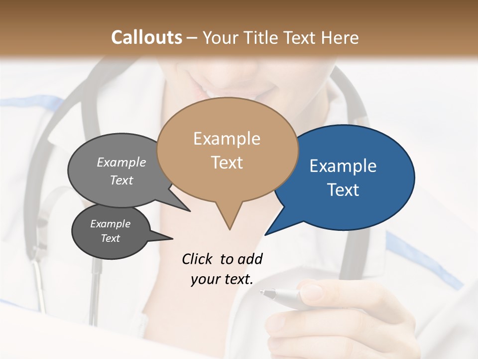 Occupation Single Hospital PowerPoint Template