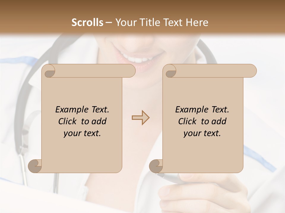 Occupation Single Hospital PowerPoint Template