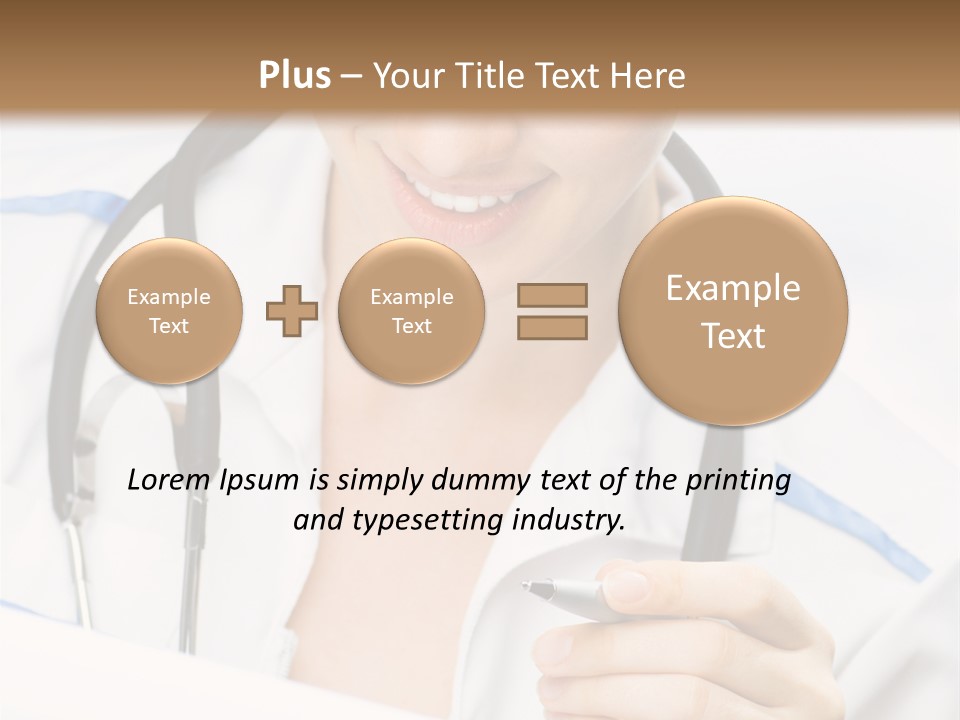 Occupation Single Hospital PowerPoint Template