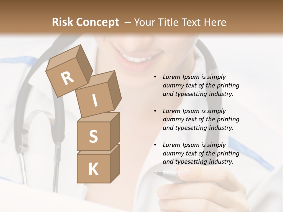 Occupation Single Hospital PowerPoint Template