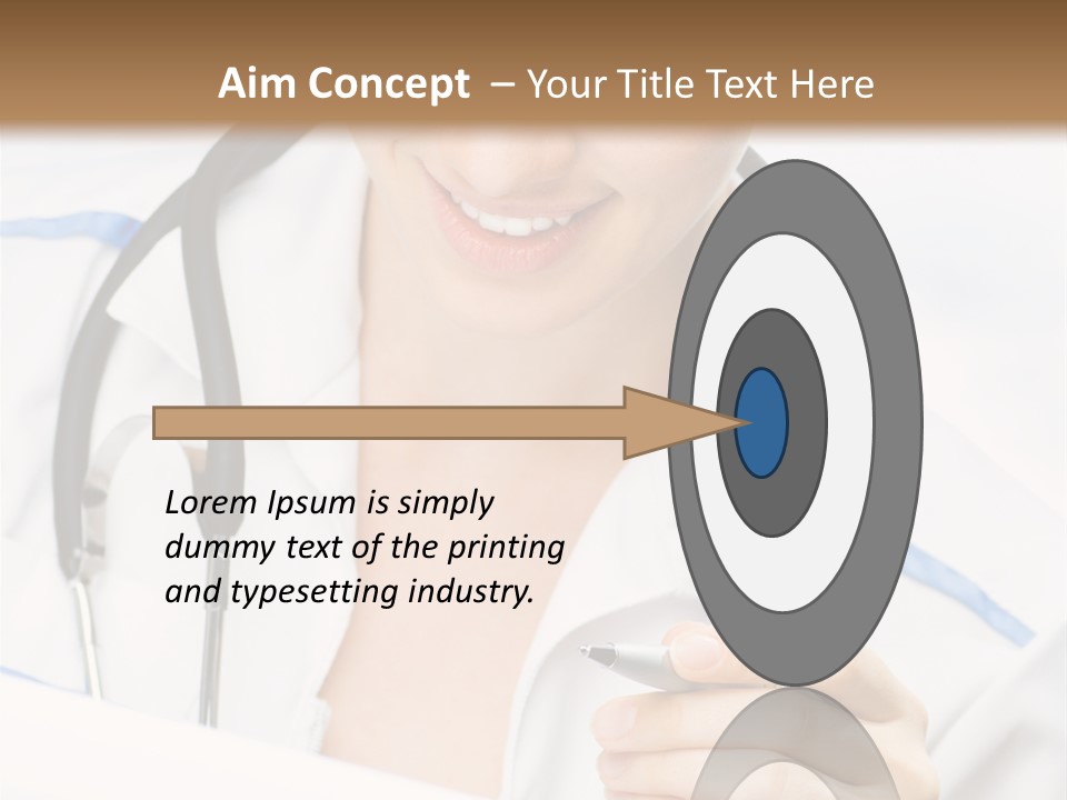 Occupation Single Hospital PowerPoint Template